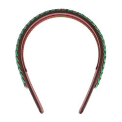 HERMES Hermes Glenda Headband Serie Fashion Accessories H231025G PCTU Veau Swift Rose Azalee Vert Comic Hair