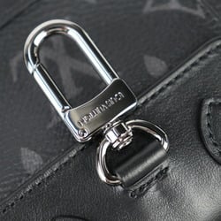 LOUIS VUITTON Louis Vuitton Portecle Steamer Monogram Eclipse Shoulder Bag M00340 Leather Black Grey Pochette Key Ring