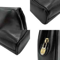 CELINE Second Bag Leather Black Men's n0515