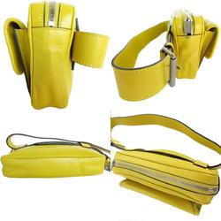 GUCCI waist bag belt leather yellow ladies 598080 s0383a