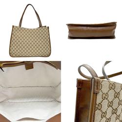 GUCCI Handbag Horsebit GG Canvas Brown Women's 623694 b0083