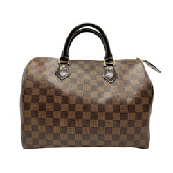 Louis Vuitton LOUIS VUITTON Handbag Damier Speedy 30 Canvas Brown Gold Women's N41531 n0501