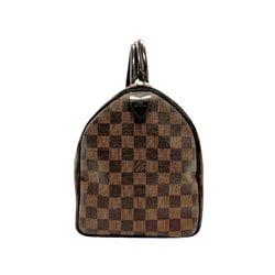 Louis Vuitton LOUIS VUITTON Handbag Damier Speedy 30 Canvas Brown Gold Women's N41531 n0501