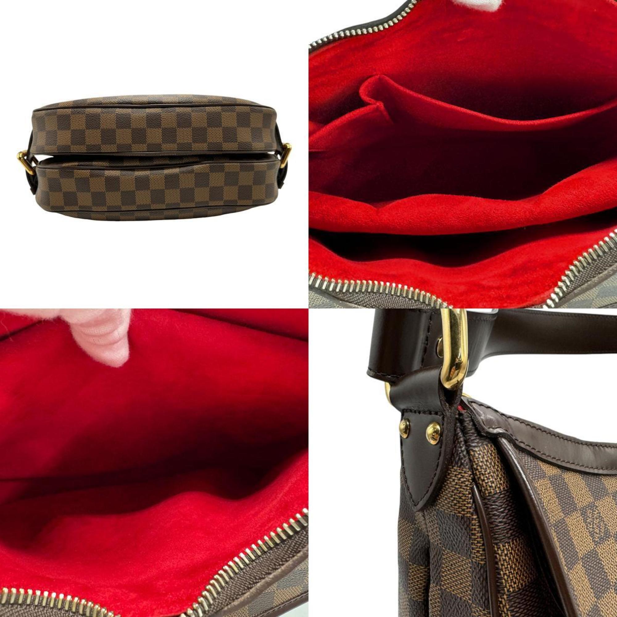 Louis Vuitton LOUIS VUITTON Shoulder Bag Damier Highbury Canvas Ebene Women's N51200 z2595