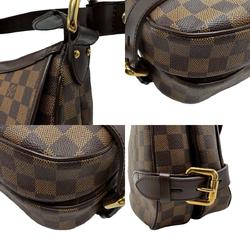 Louis Vuitton LOUIS VUITTON Shoulder Bag Damier Highbury Canvas Ebene Women's N51200 z2595