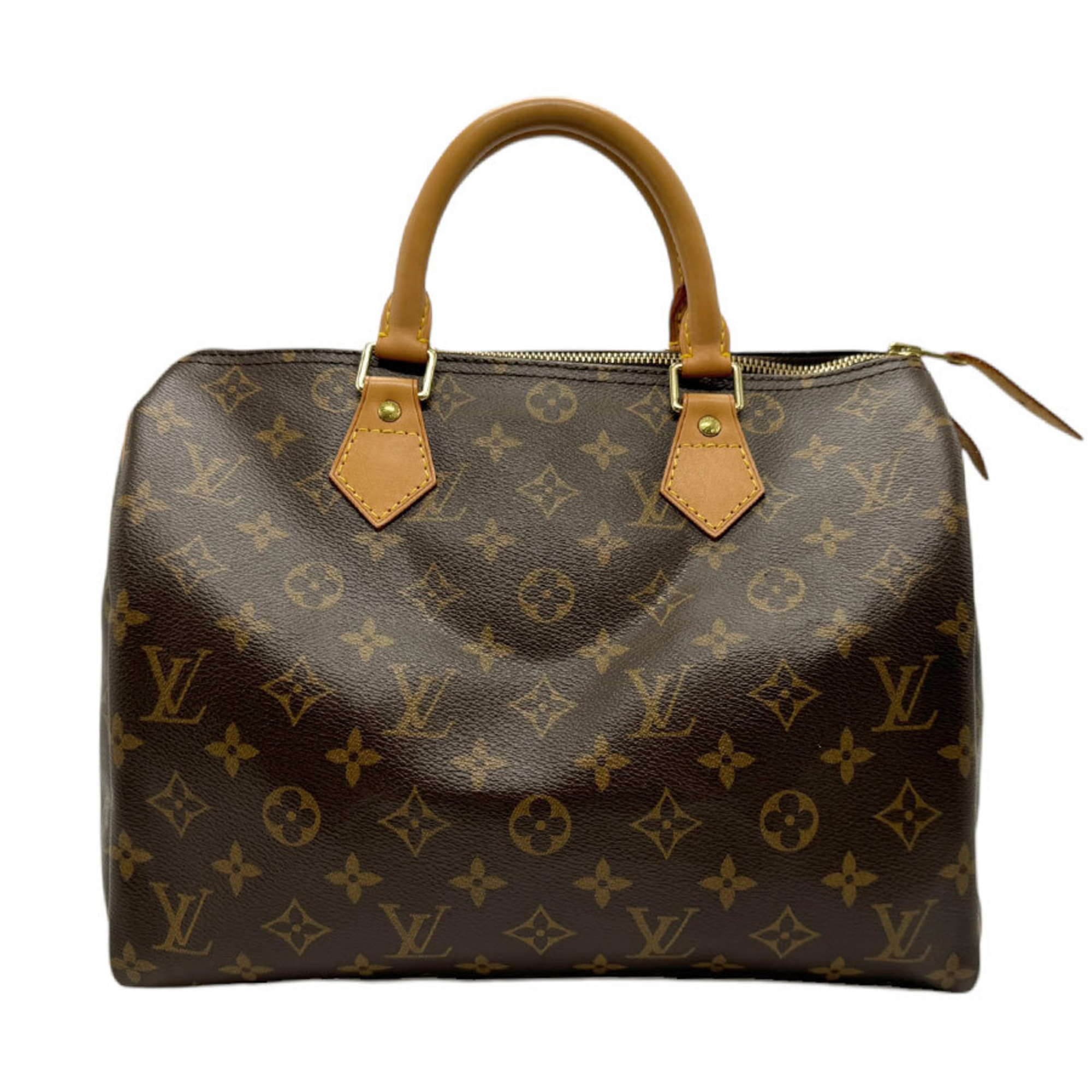 Louis Vuitton LOUIS VUITTON Handbag Monogram Speedy 30 Canvas Brown Women's M41526 n0463