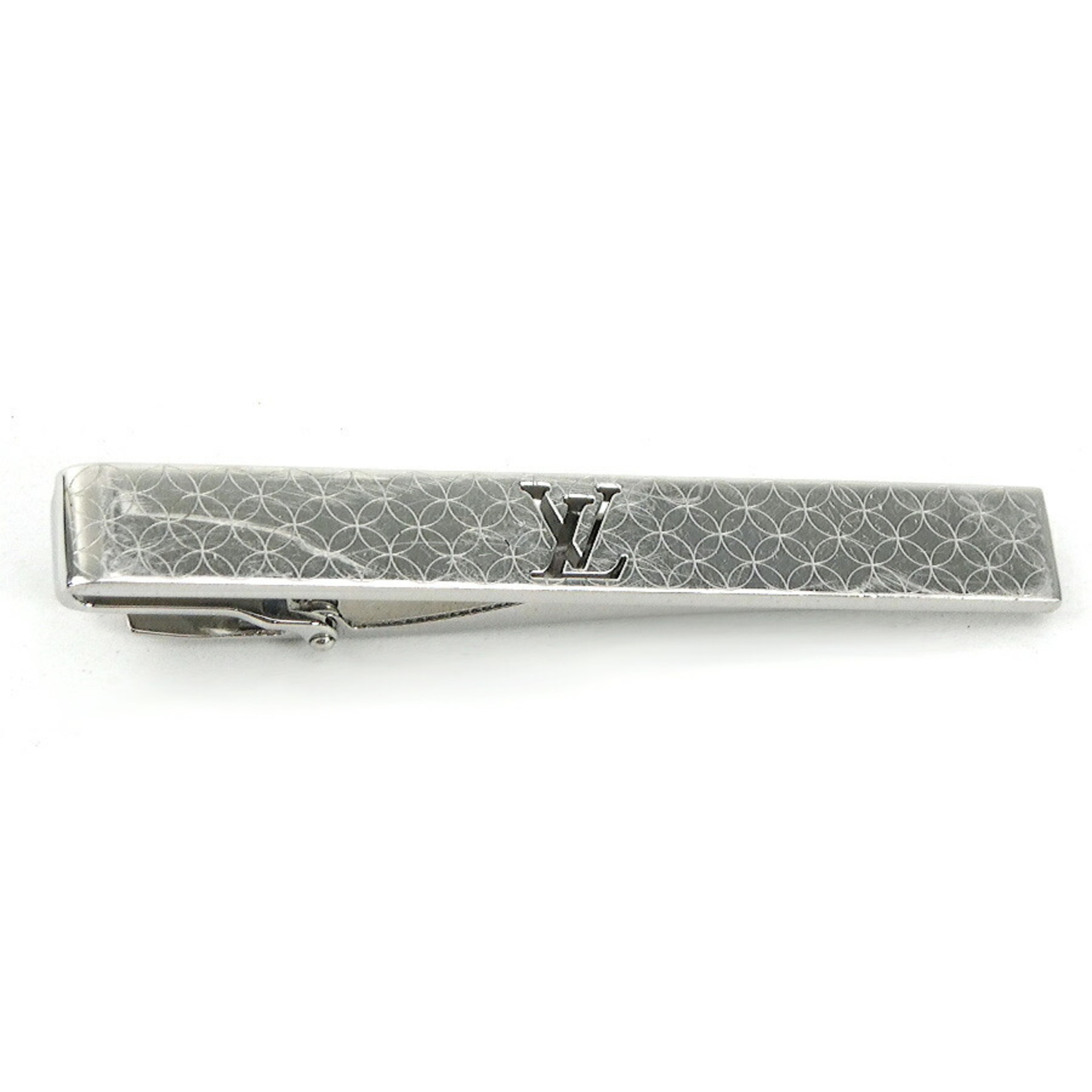 Louis Vuitton LOUIS VUITTON Tie Pin Cravat Champs Elysees Metal Silver Men's M65042 h30608k