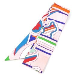 Hermes HERMES Scarf Twilly Silk Multicolor Women's h30609m