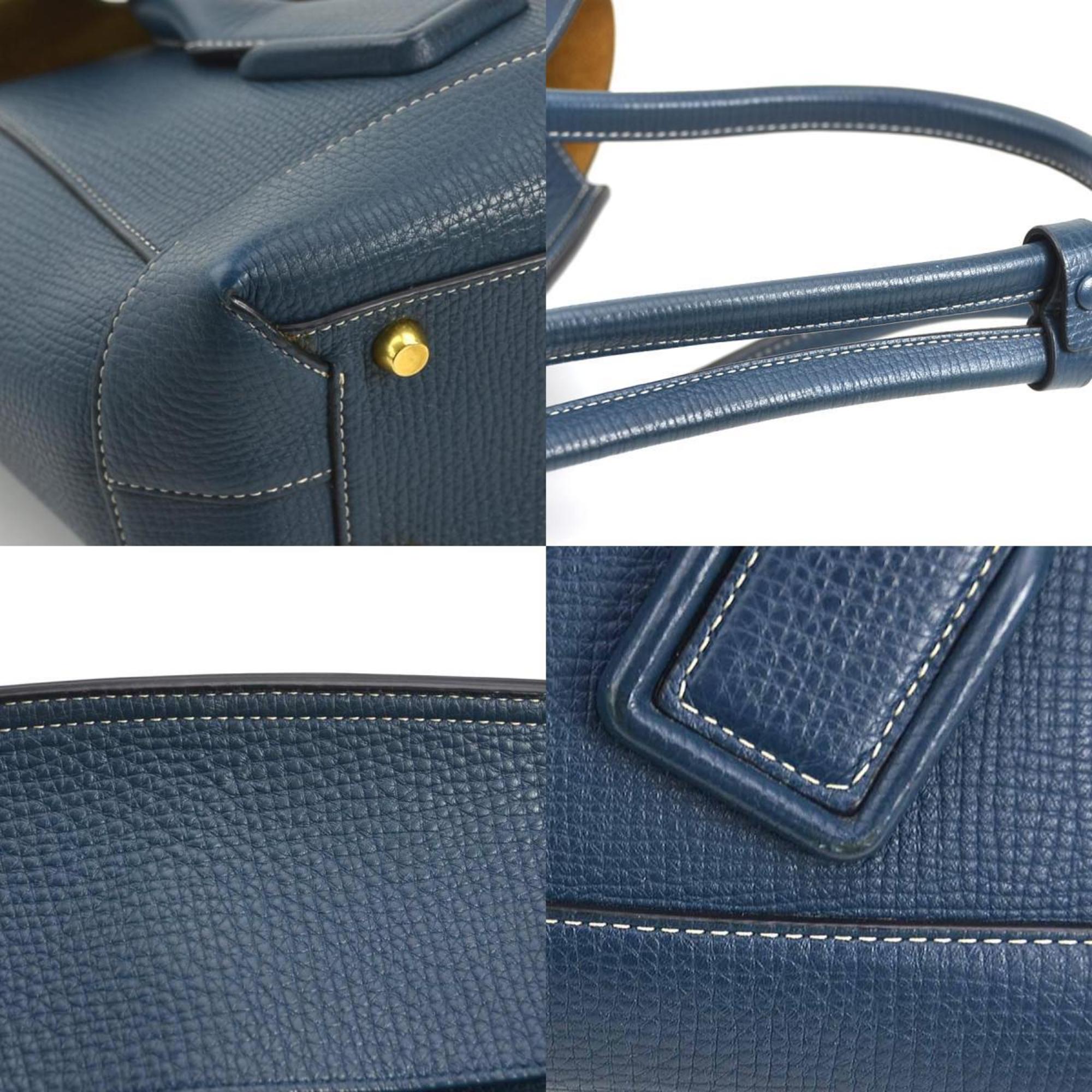 BOTTEGA VENETA shoulder bag The Arco leather navy women's h30585a