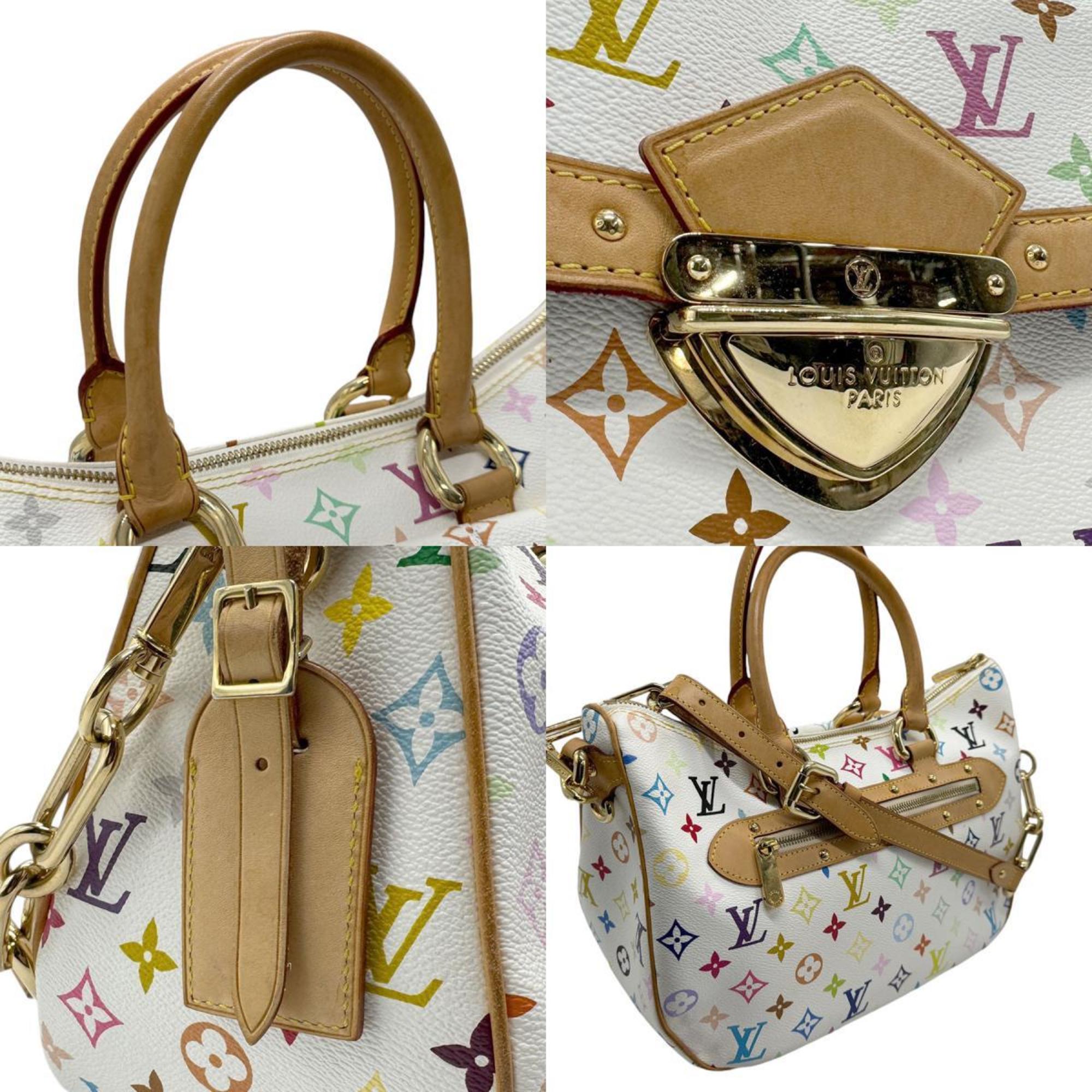 Louis Vuitton LOUIS VUITTON Handbag Shoulder Bag Monogram Multicolor Rita Blanc Women's M40125 b0091