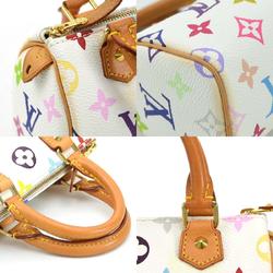 Louis Vuitton LOUIS VUITTON Handbag Monogram Multicolor Speedy Blanc Women's M92645 e59355a