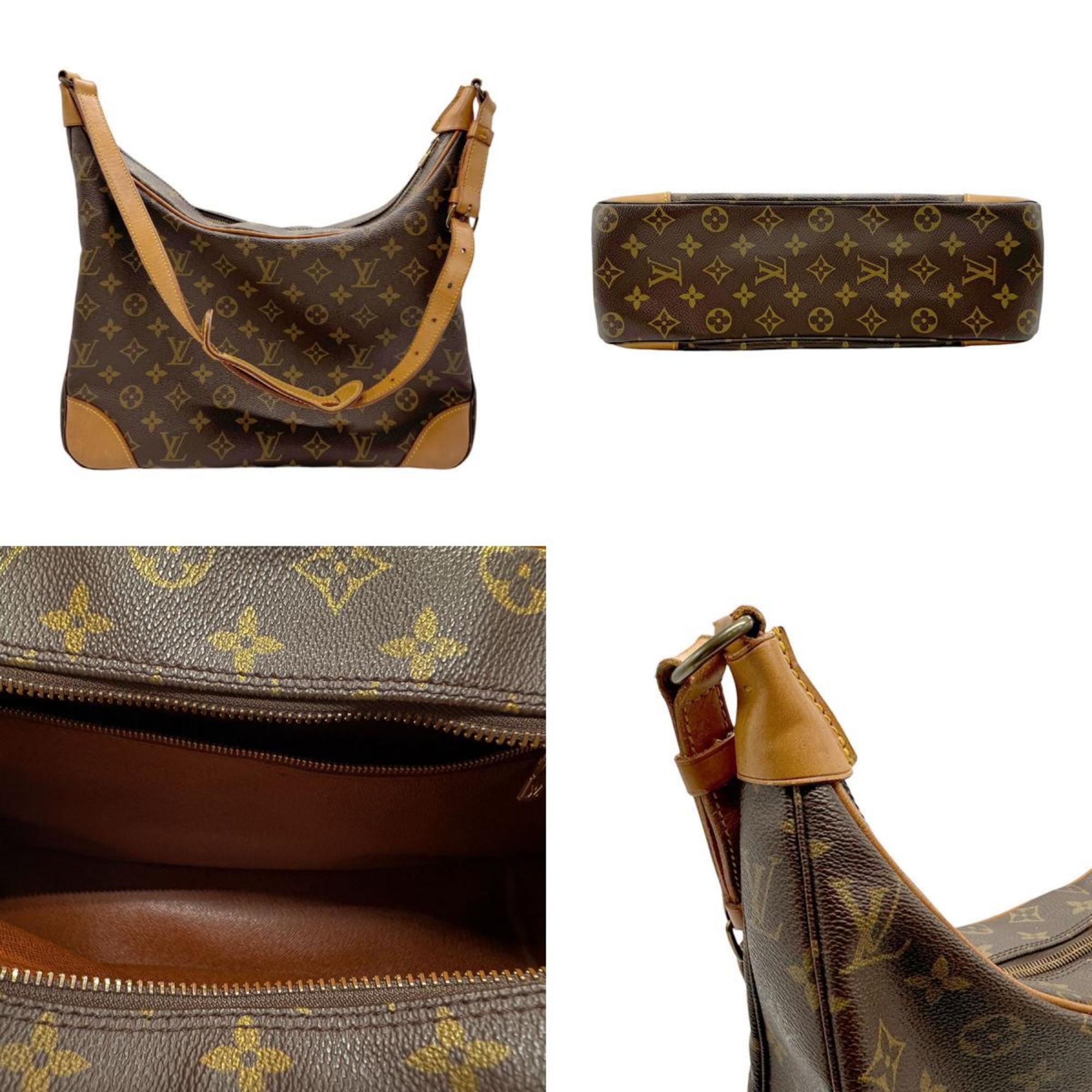 Louis Vuitton LOUIS VUITTON Shoulder Bag Monogram Boulogne 35 Canvas Brown Women's M51260 n0477