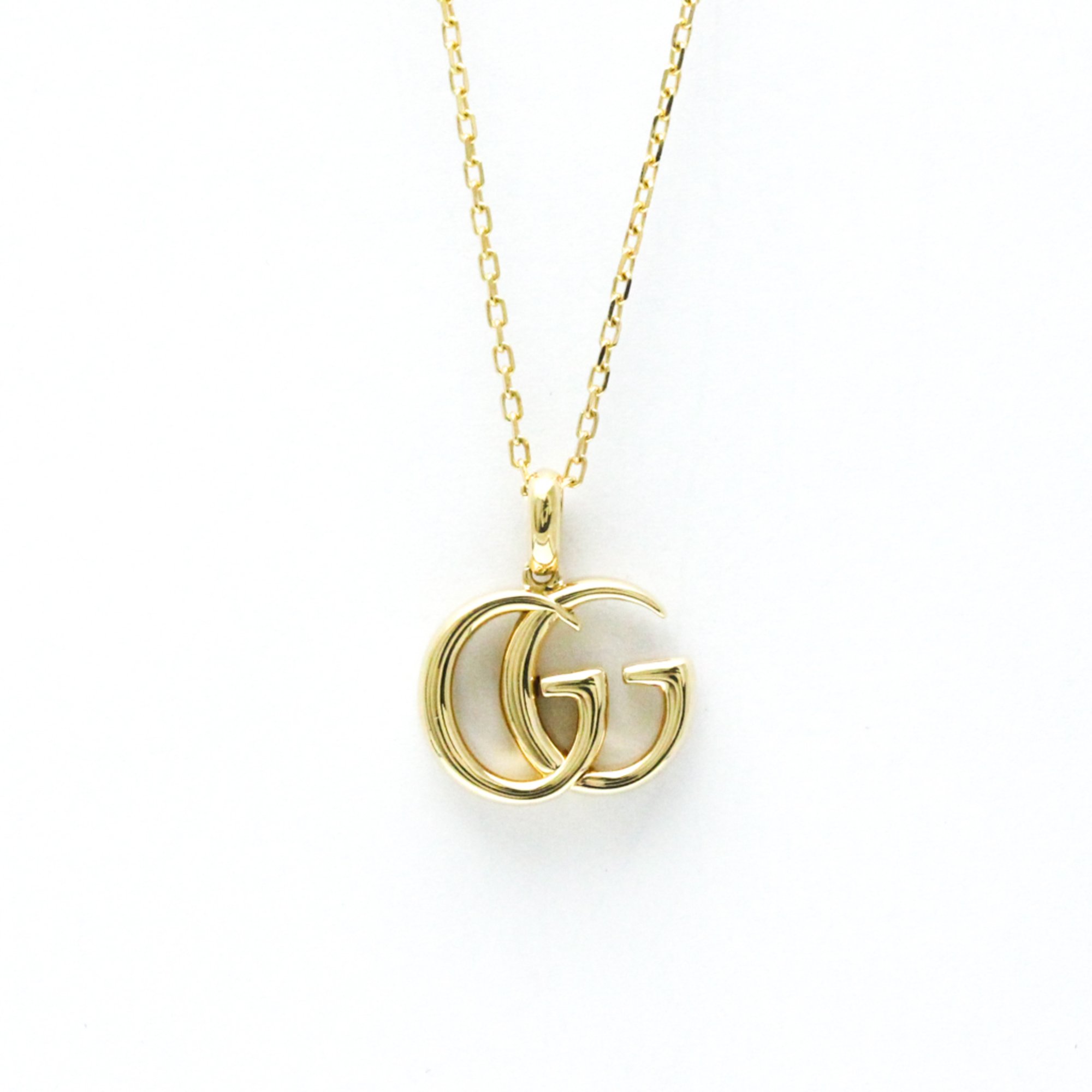 Gucci GG Necklace Yellow Gold (18K) No Stone Men,Women Fashion Pendant Necklace (Gold)