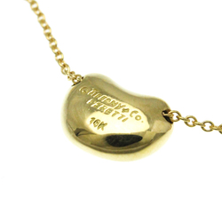 Tiffany Bean Yellow Gold (18K) No Stone Men,Women Fashion Pendant Necklace (Gold)