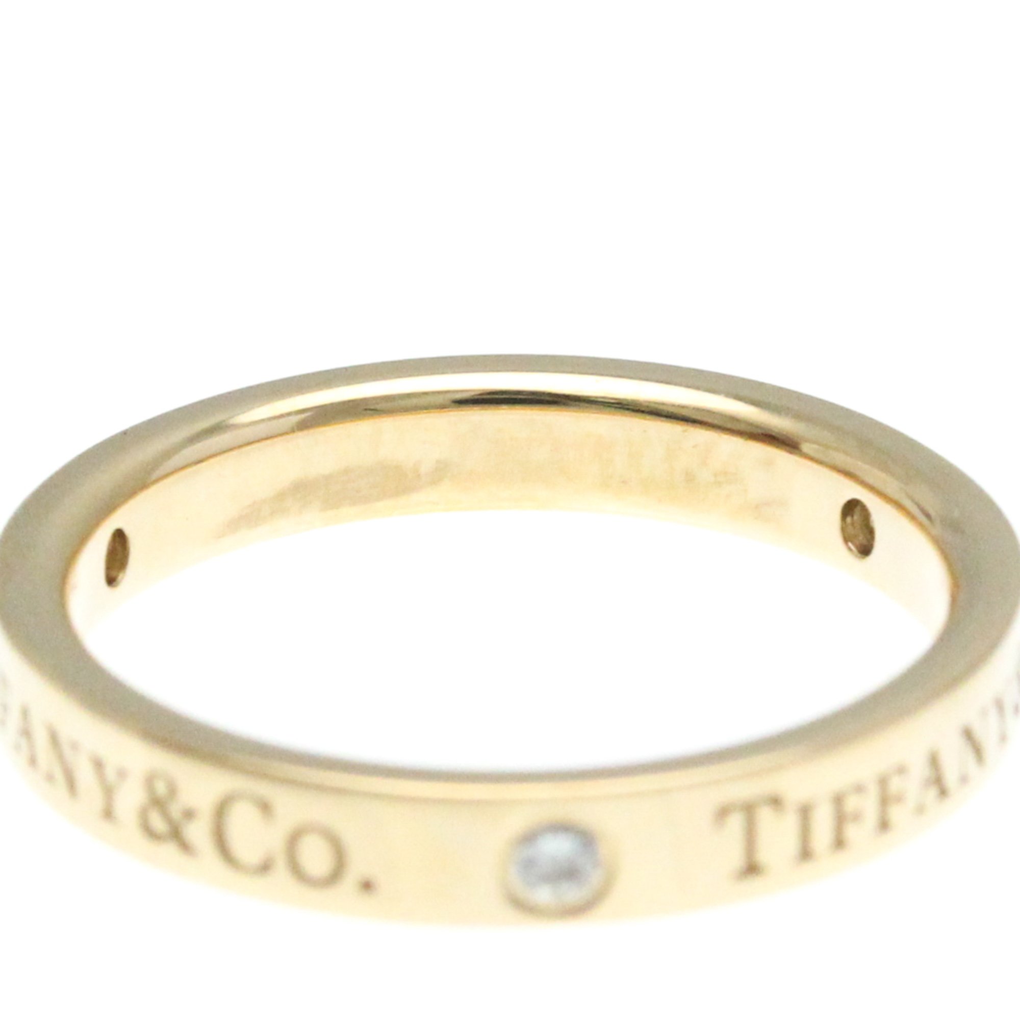 Tiffany Flat Band Ring Pink Gold (18K) Fashion Diamond Band Ring Carat/0.07 Pink Gold