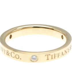 Tiffany Flat Band Ring Pink Gold (18K) Fashion Diamond Band Ring Carat/0.07 Pink Gold