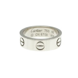 Cartier Love Love Ring White Gold (18K) Fashion No Stone Band Ring Silver