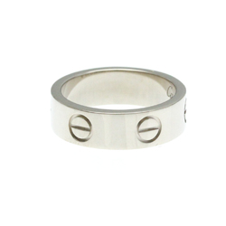 Cartier Love Love Ring White Gold (18K) Fashion No Stone Band Ring Silver