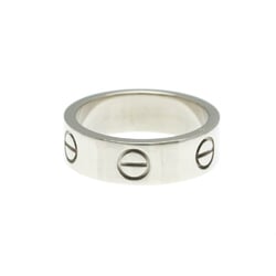 Cartier Love Love Ring White Gold (18K) Fashion No Stone Band Ring Silver