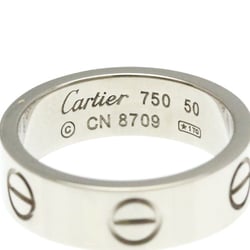 Cartier Love Love Ring White Gold (18K) Fashion No Stone Band Ring Silver