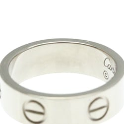 Cartier Love Love Ring White Gold (18K) Fashion No Stone Band Ring Silver