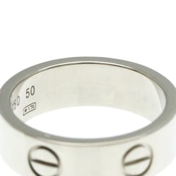 Cartier Love Love Ring White Gold (18K) Fashion No Stone Band Ring Silver