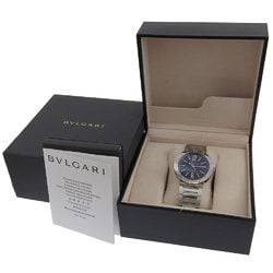 BVLGARI Wristwatch cal.220 BB42BSSD/BB42SSAUTO Stainless steel Automatic Black dial Bvlgari Men's