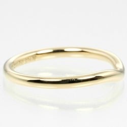 Tiffany TIFFANY&Co. Curved band size 9 ring 2mm model K18YG yellow gold approx. 2.29g