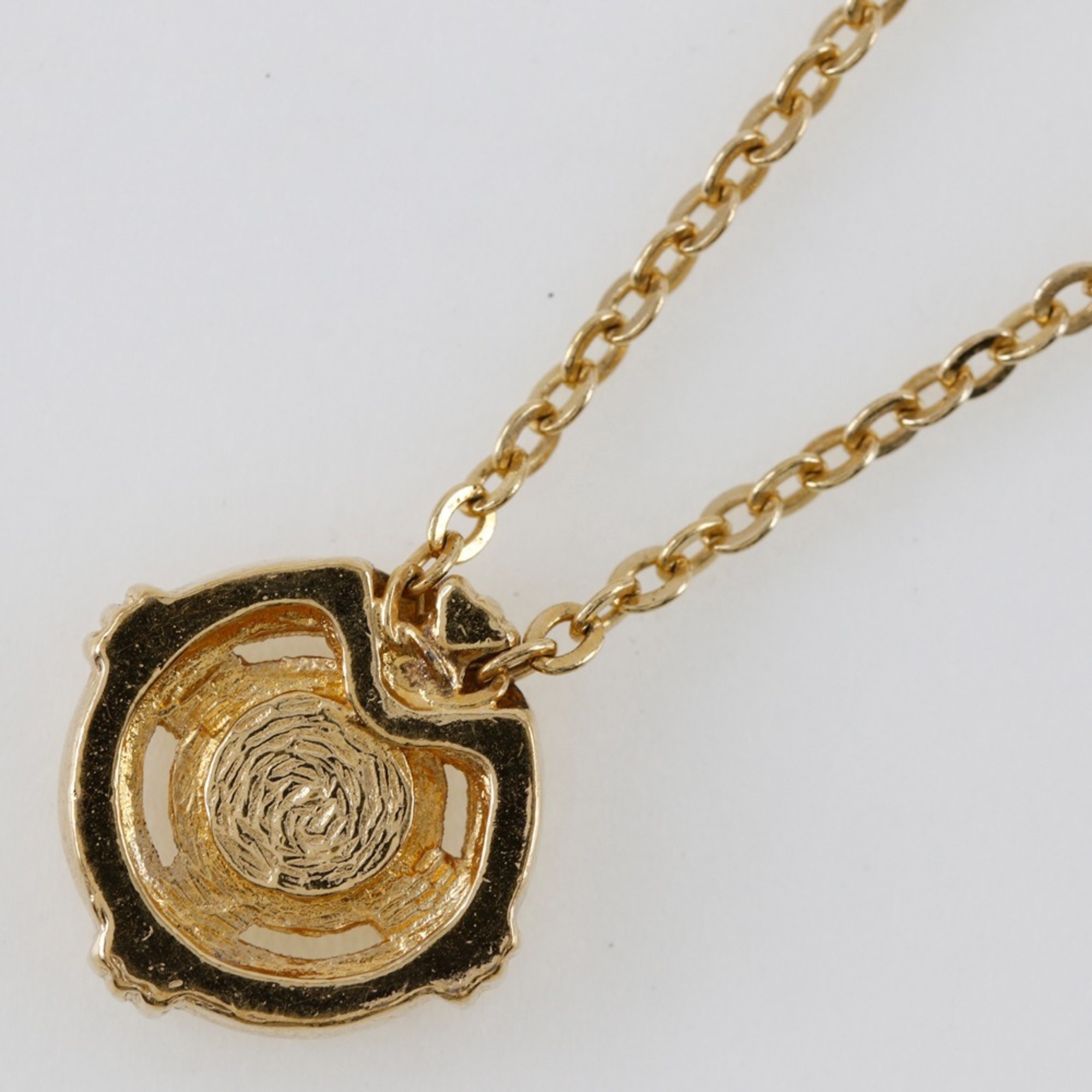 Christian Dior CD necklace, gold plated, approx. 4.8g, for women