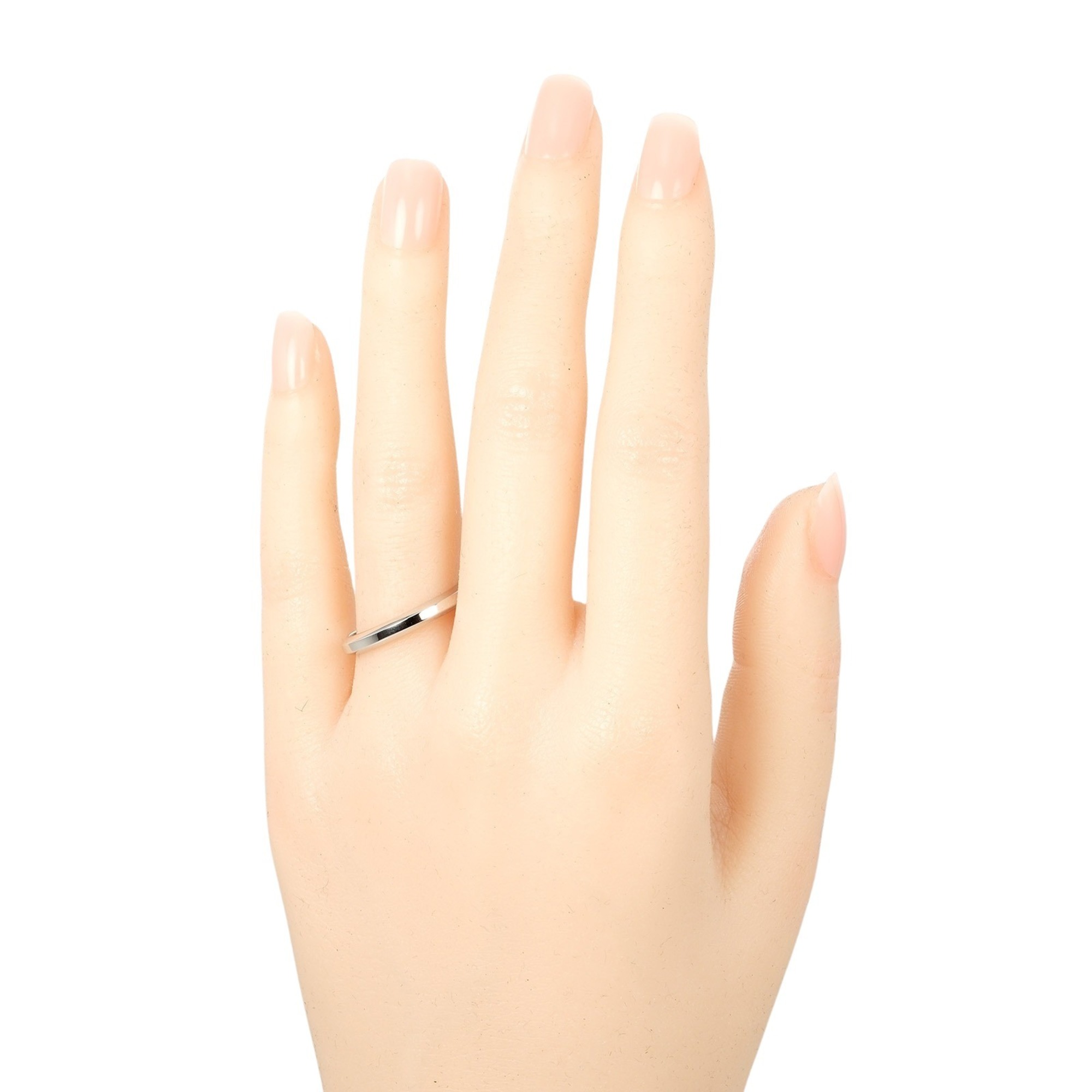 Cartier Declaration Ring, Size 16.5, 3mm Model, Pt950 Platinum, CARTIER, Approx. 5.23g