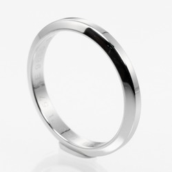 Cartier Declaration Ring, Size 16.5, 3mm Model, Pt950 Platinum, CARTIER, Approx. 5.23g