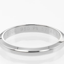 Cartier Declaration Ring, Size 16.5, 3mm Model, Pt950 Platinum, CARTIER, Approx. 5.23g