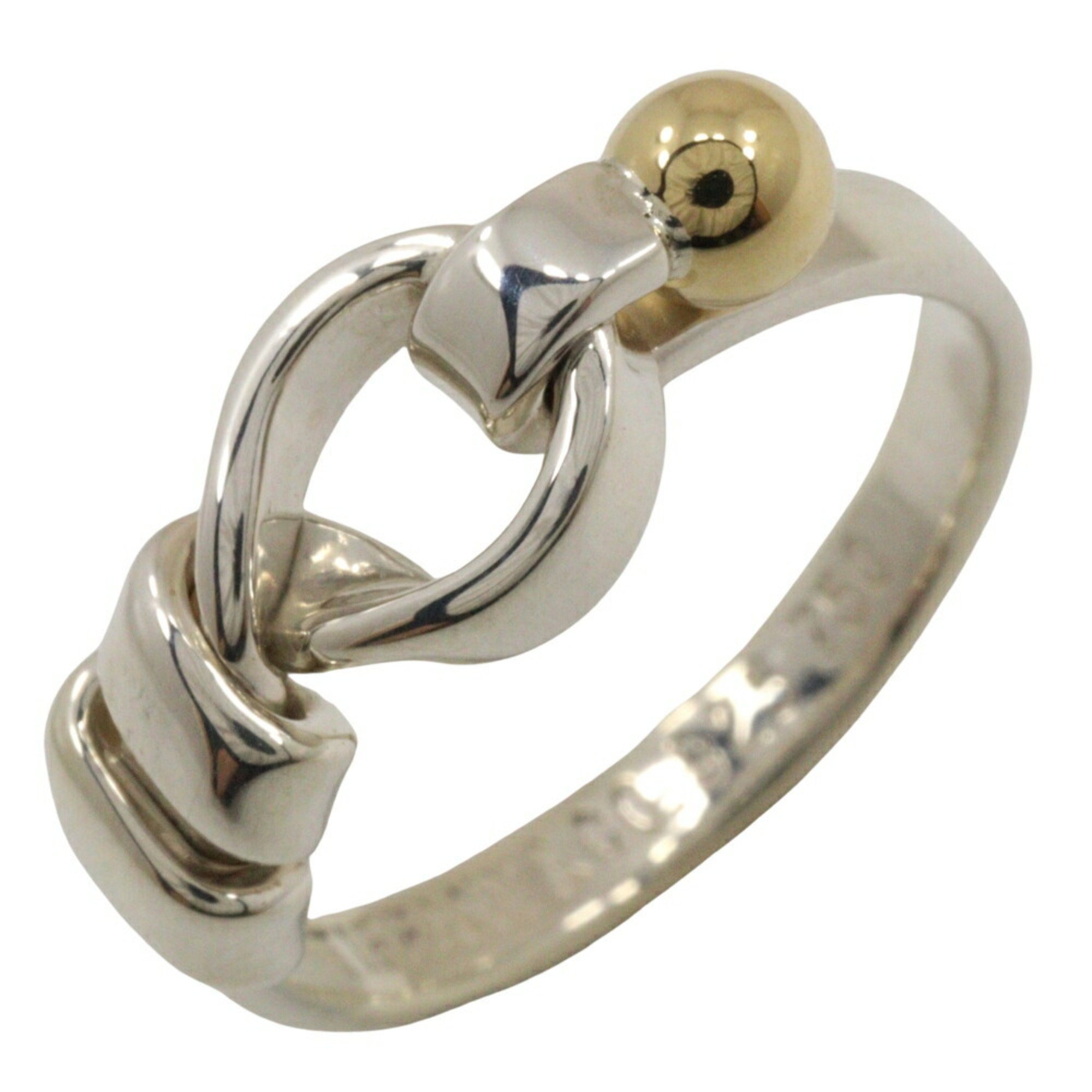 Tiffany & Co. Love Knot size 9 ring, 925 silver x 18K yellow gold, approx. 2.6g, knot, for women