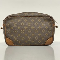 Louis Vuitton Clutch Bag Monogram Compiegne 28 M51845 Brown Men's Women's