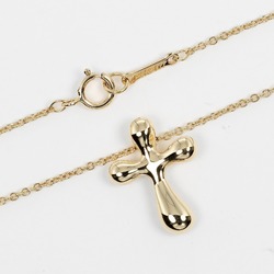 Tiffany TIFFANY&Co. Small Cross Necklace K18YG Yellow Gold Approx. 3.69g