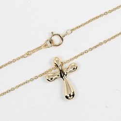 Tiffany TIFFANY&Co. Small Cross Necklace K18YG Yellow Gold Approx. 3.69g