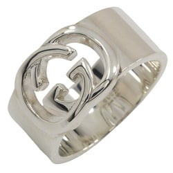 Gucci Interlocking G size 21 ring, 925 silver, approx. 10.9g for men