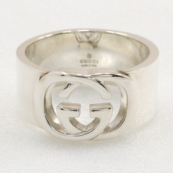 Gucci Interlocking G size 21 ring, 925 silver, approx. 10.9g for men