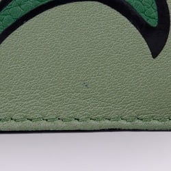 LOEWE Herbarium S bi-fold wallet in calf leather, green, with snap buttons for women