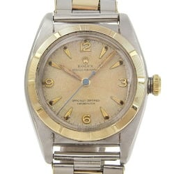 Rolex ROLEX Oyster Perpetual Watch Bubble Back No. 6 5010 Stainless Steel 646751 Automatic Beige Dial Boys