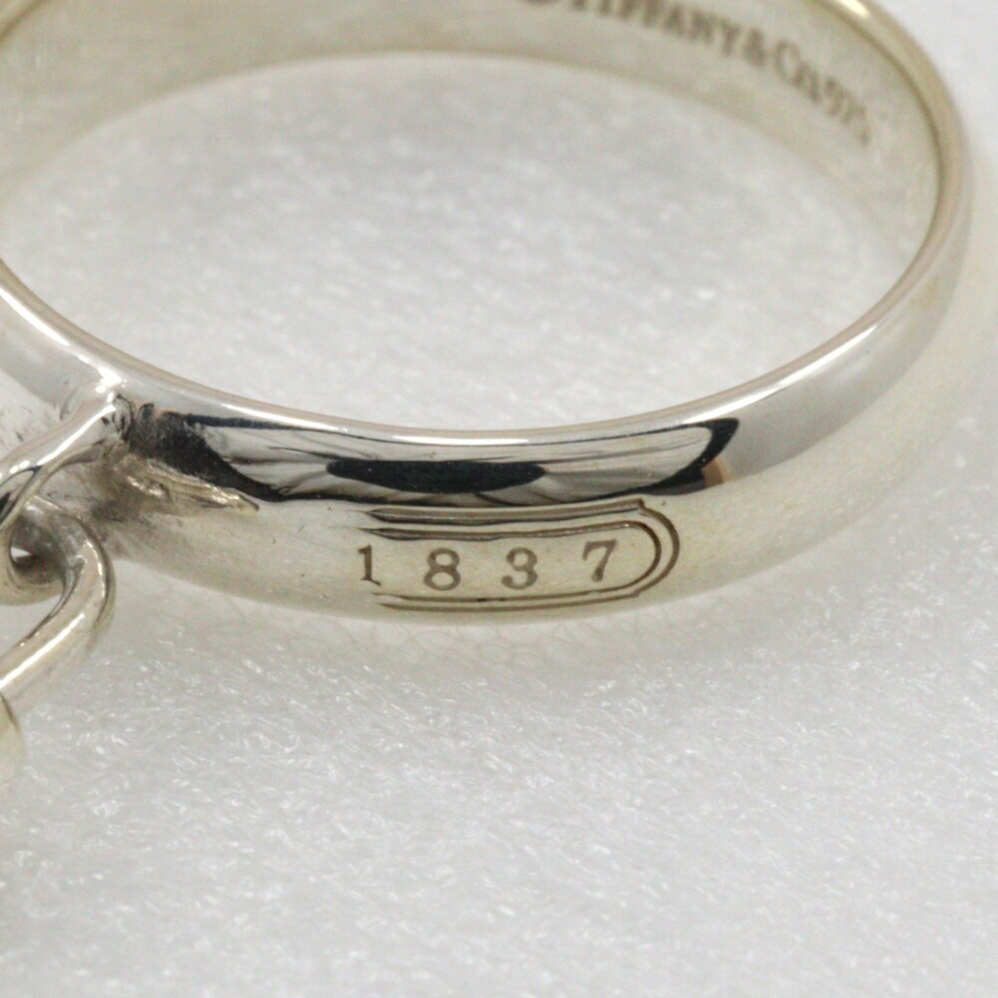 Tiffany TIFFANY&Co. 1837 Lock size 9.5 ring, silver 925, approx. 3.5g, Lock, ladies