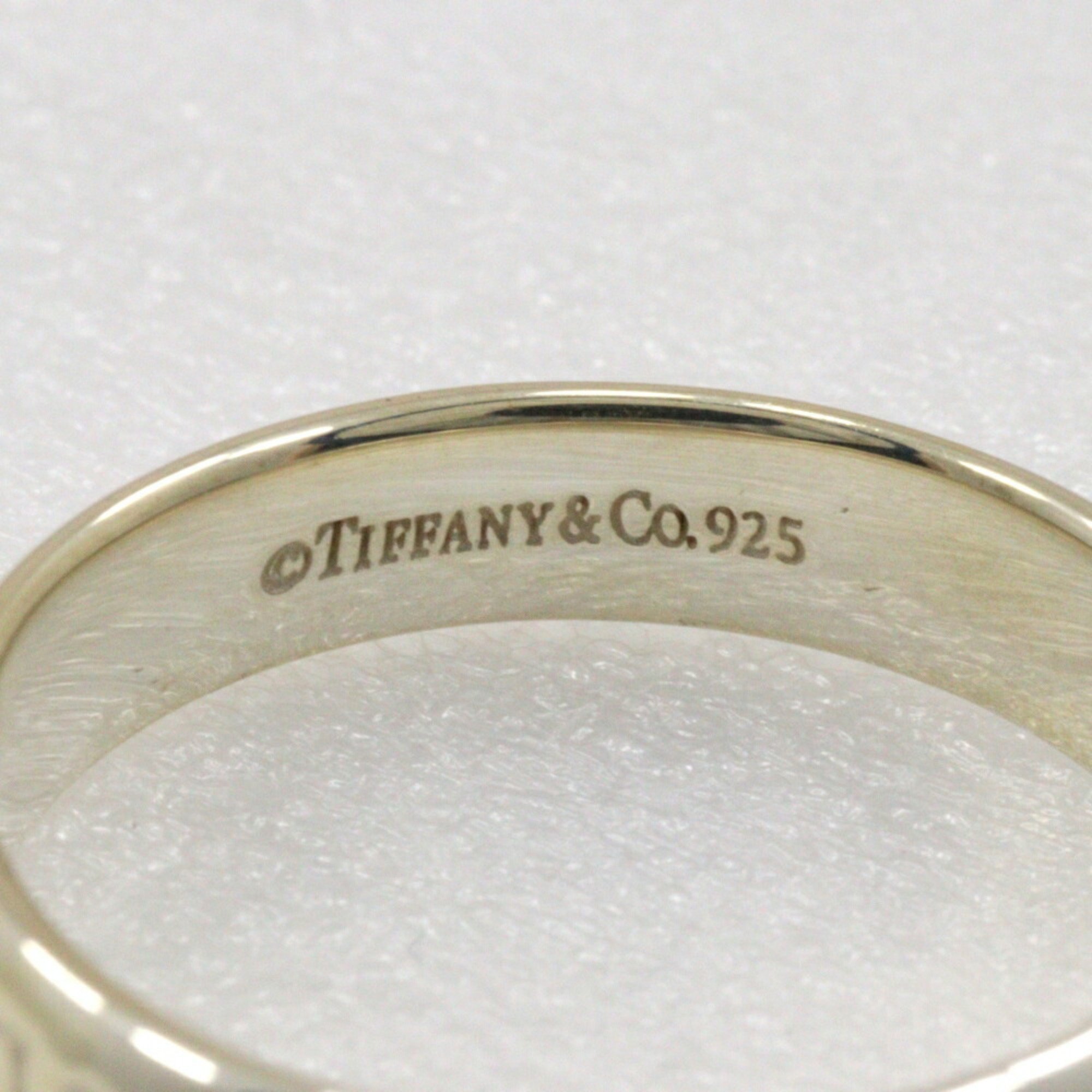 Tiffany TIFFANY&Co. 1837 Lock size 9.5 ring, silver 925, approx. 3.5g, Lock, ladies