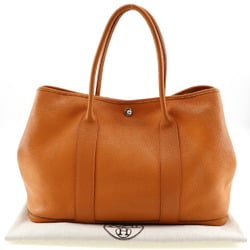 Hermes HERMES Garden PM Tote Bag Fjord 2009 Orange □M Snap Button party Ladies