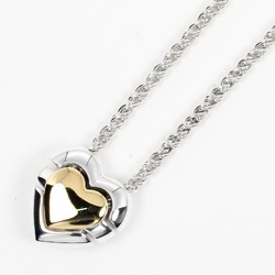 Tiffany TIFFANY&Co. Puzzle Heart Necklace Silver 925 K18 Gold Approx. 22.4g