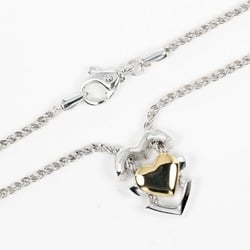 Tiffany TIFFANY&Co. Puzzle Heart Necklace Silver 925 K18 Gold Approx. 22.4g