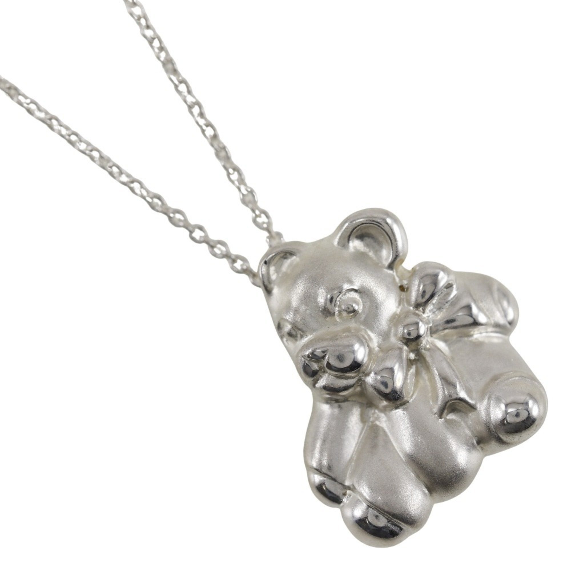 Tiffany TIFFANY&Co. Bear necklace silver 925 approx. 6.1g bear/bear ladies