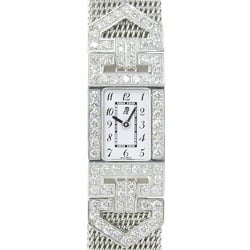 AUDEMARS PIGUET Charles Stone watch cal.2601 67025BC/Z/1068BC K18 white gold x diamond quartz analog display dial ladies