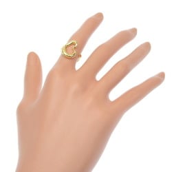 Tiffany TIFFANY&Co. Heart size 9.5 ring Elsa Peretti K18 yellow gold heart approx. 7.8g Open ladies