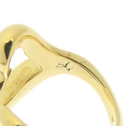 Tiffany TIFFANY&Co. Heart size 9.5 ring Elsa Peretti K18 yellow gold heart approx. 7.8g Open ladies