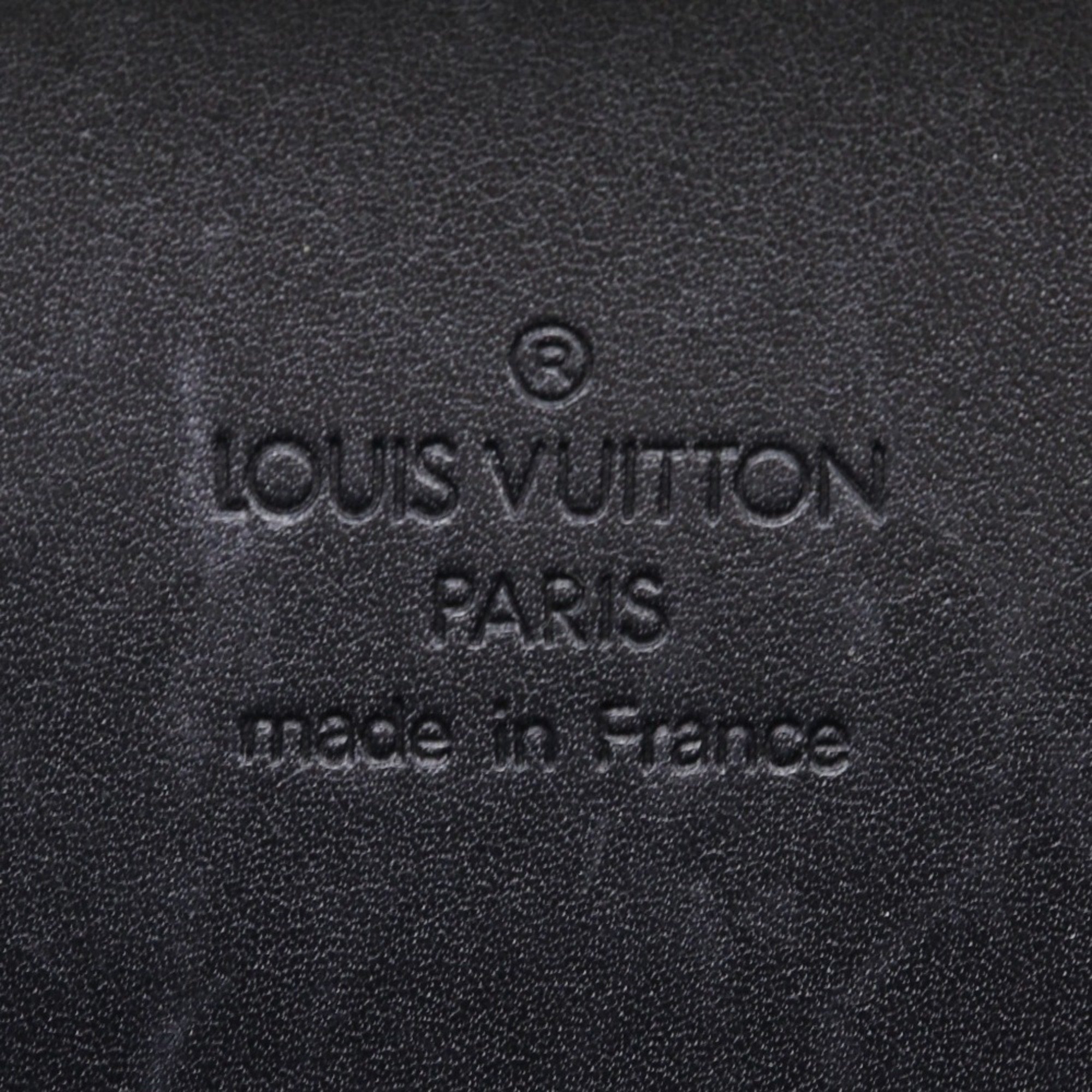 Louis Vuitton LOUIS VUITTON Angers GM Handbag - Bag M92100 Monogram Satin Noir 2000 Black SP0070 Snap Lock Ladies